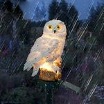 Solar Garden Light – Charming Owl Solar Lantern with Warm White LED for Outdoor Lighting Lasson Living