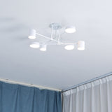 Modern Brass Globe LED Sputnik Ceiling Light 6-Light Lasson Living