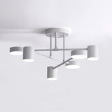 Modern Brass Globe LED Sputnik Ceiling Light 6-Light Lasson Living