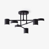 Modern Brass Globe LED Sputnik Ceiling Light 6-Light Lasson Living