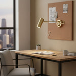 Modern Adjustable Swing Arm LED Wall Sconce 1-Light Lasson Living