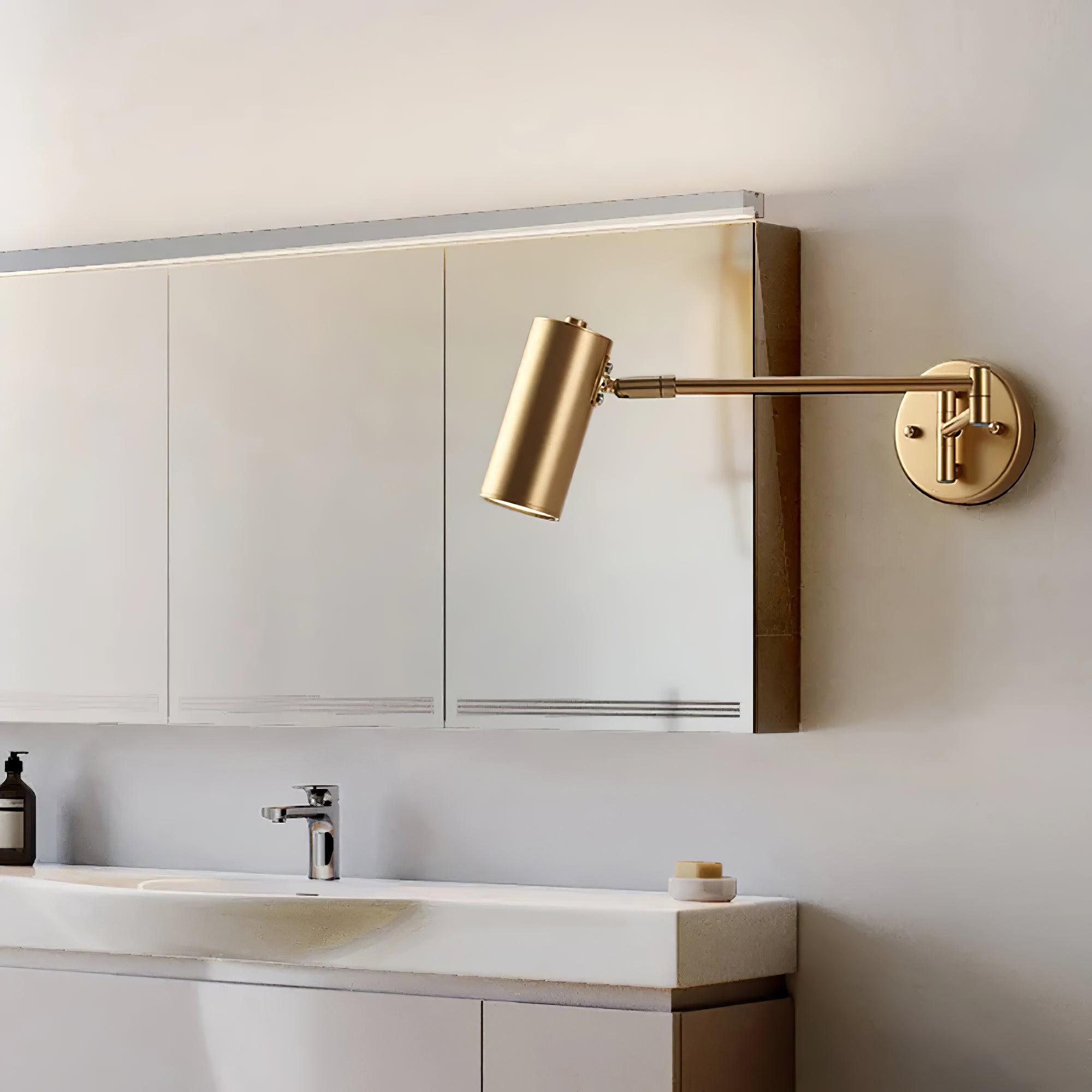 Modern Adjustable Swing Arm LED Wall Sconce 1-Light Lasson Living