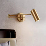 Modern Adjustable Swing Arm LED Wall Sconce 1-Light Lasson Living