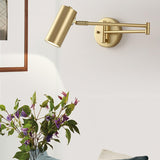 Modern Adjustable Swing Arm LED Wall Sconce 1-Light Lasson Living