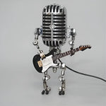Unique Robot Table Lamp with Adjustable LED Light for Living Room and Desk – Stylish Home Decor Accent Lasson Living