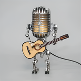 Unique Robot Table Lamp with Adjustable LED Light for Living Room and Desk – Stylish Home Decor Accent Lasson Living