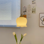 Vintage Brass Petal Glass Pendant Light 1-Light Lasson Living