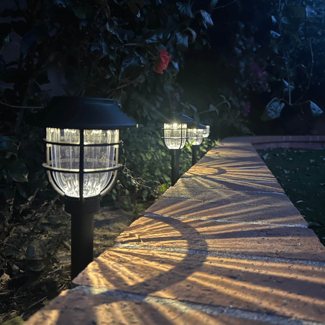 Vintage Cage Solar LED Path Light 1-Light Lasson Living