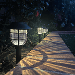 Vintage Cage Solar LED Path Light 1-Light Lasson Living