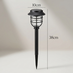 Vintage Cage Solar LED Path Light 1-Light Lasson Living