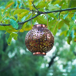Vintage Globe Solar LED Garden Lantern 1-Light Lasson Living