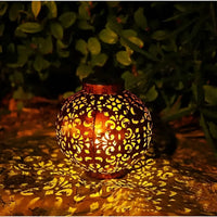 Vintage Globe Solar LED Garden Lantern 1-Light Lasson Living