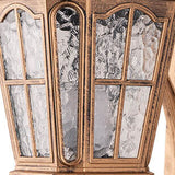 Vintage Solar Glass Lantern Wall Sconce 1-Light Lasson Living