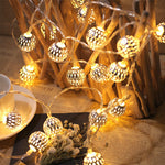 Vintage Solar Globe LED String Lights 10-Light Lasson Living