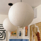 Japanese Washi Paper Globe Pendant Light 1-Light Lasson Living