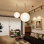 Japanese Washi Paper Globe Pendant Light 1-Light Lasson Living