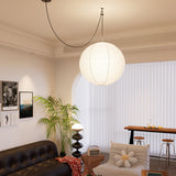 Japanese Washi Paper Globe Pendant Light 1-Light Lasson Living