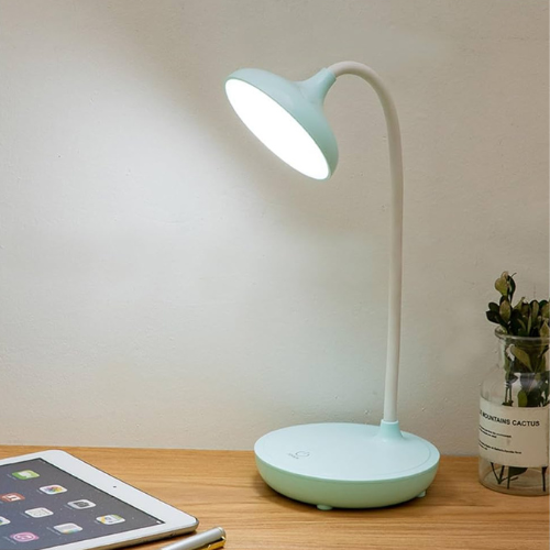 Modern Round LED Rechargeable Desk Lamp 1-Light Lasson Living