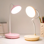 Modern Round LED Rechargeable Desk Lamp 1-Light Lasson Living