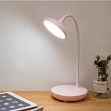 Modern Round LED Rechargeable Desk Lamp 1-Light Lasson Living