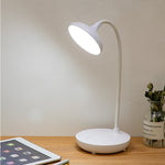 Modern Round LED Rechargeable Desk Lamp 1-Light Lasson Living