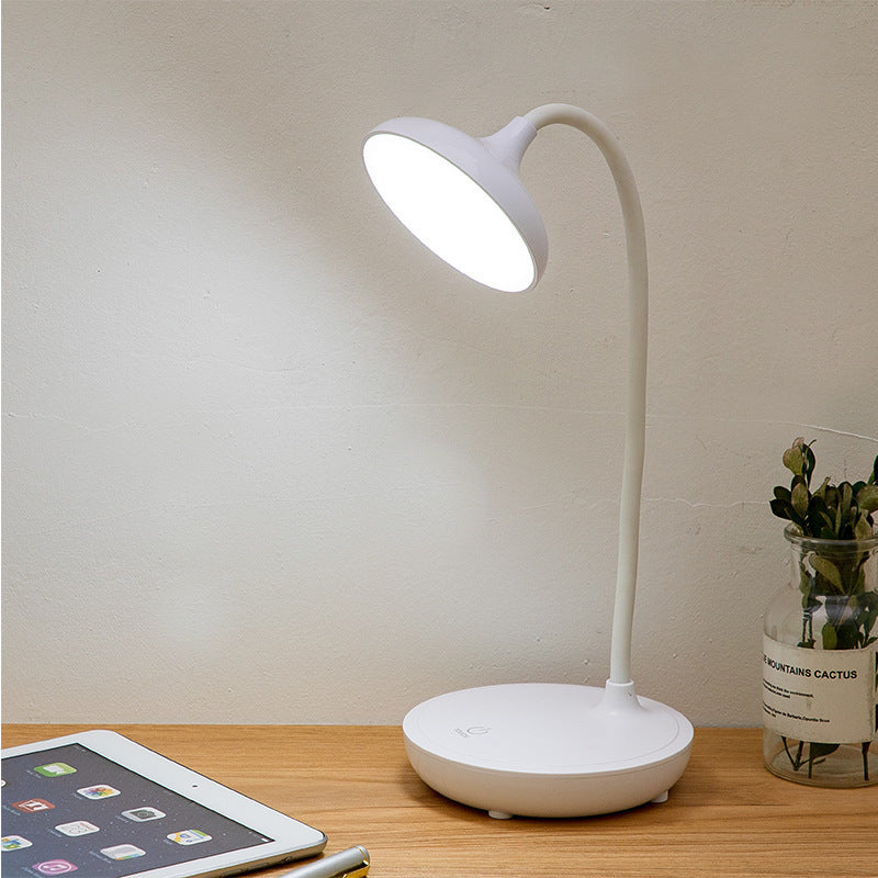 Modern Round LED Rechargeable Desk Lamp 1-Light Lasson Living
