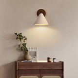 Modern Travertine Cone Wall Sconce LED 1-Light Lasson Living