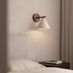 Modern Travertine Cone Wall Sconce LED 1-Light Lasson Living