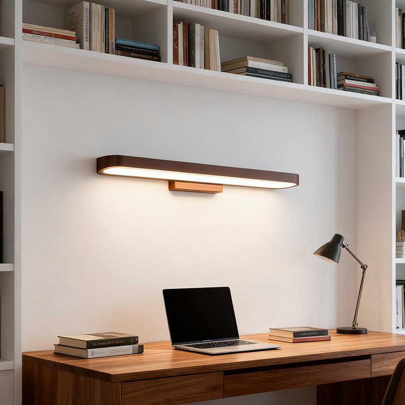 Modern LED Linear Mirror Wall Light | 1-Light Lasson Living