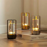 Modern Cylinder LED Wireless Table Lamp 1-Light Lasson Living