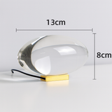 Modern Crystal LED Projection Table Light | USB Powered Lasson Living