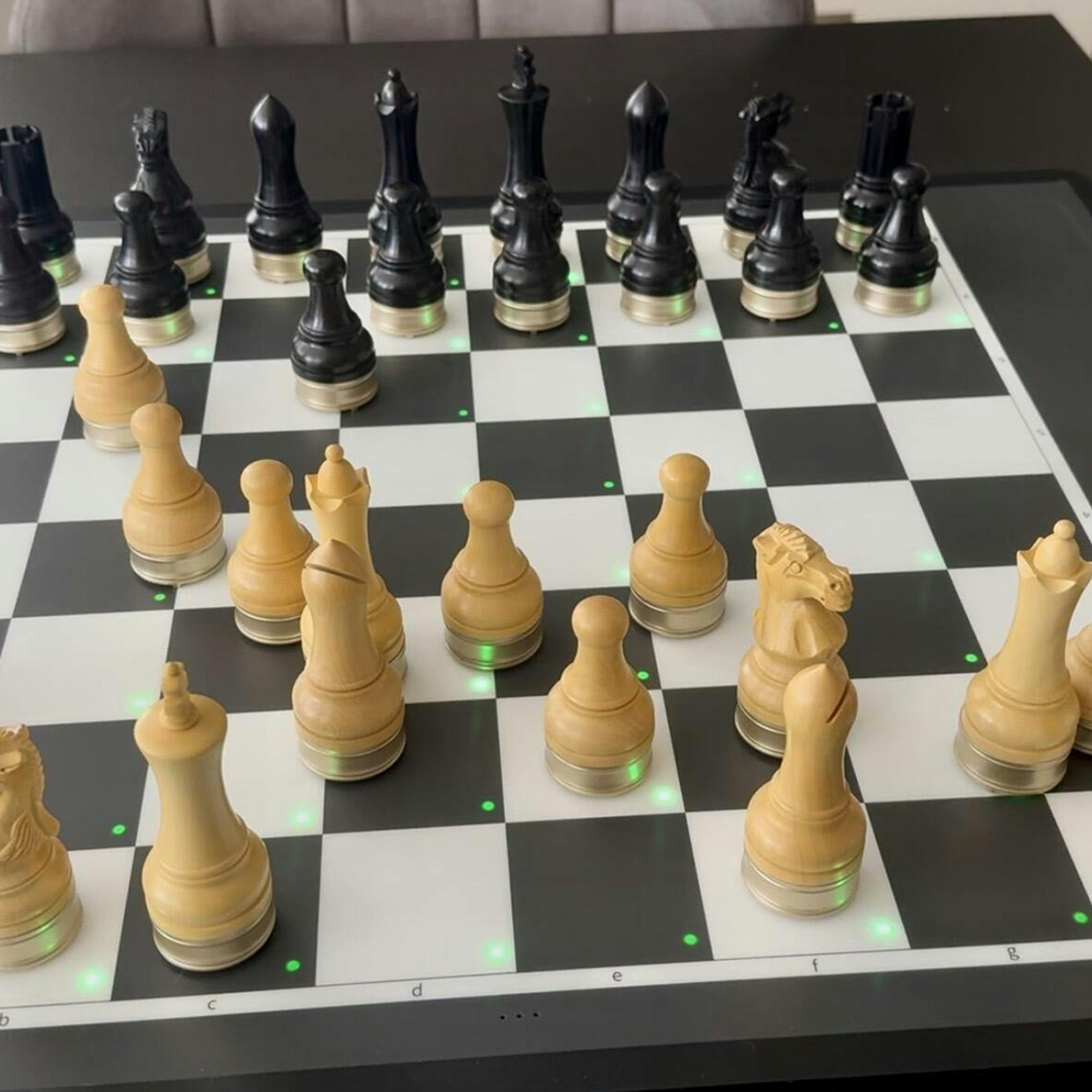 Advanced Robotic Chessboard With Wooden Pieces For Automated Solo Practice And Online Play - Image 5