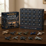 Christmas Advent Calendar With Collectible Aircraft 24-Day Aviation Countdown With Planes Jets & Helicopters - Image 2