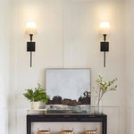 Modern Fabric Wall Sconce 1-Light Lasson Living