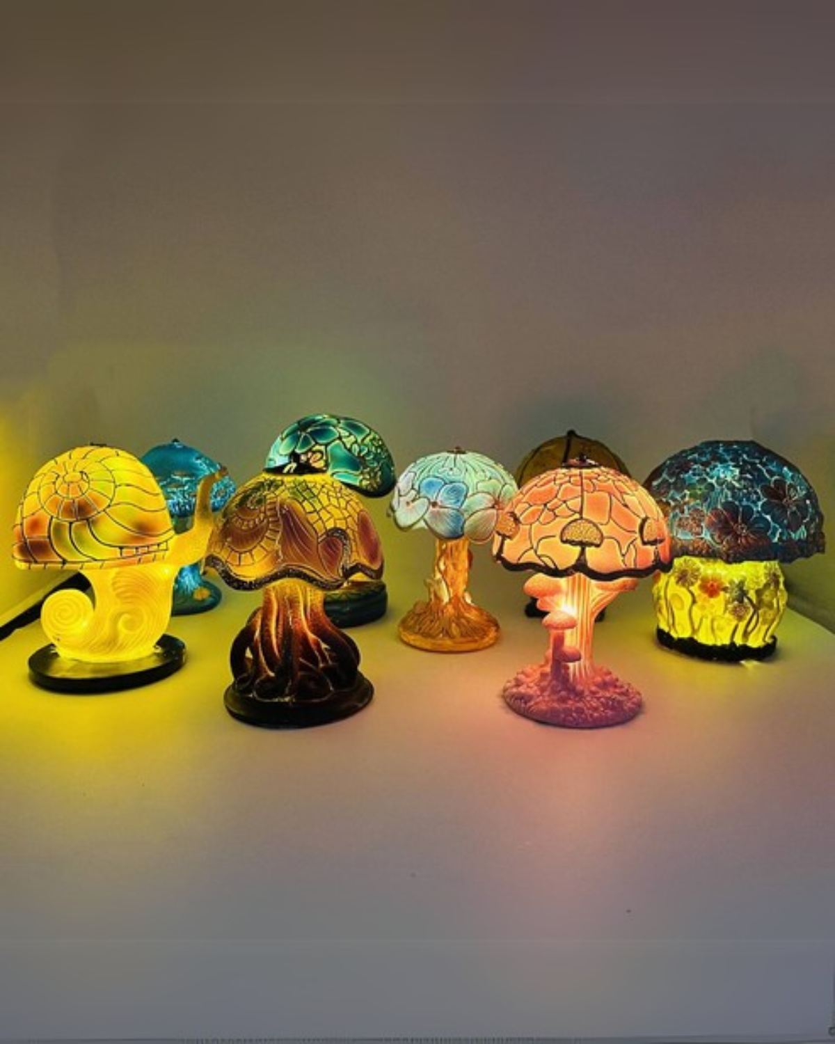 Vintage Mushroom Table Lamp LED 1-Light Lasson Living