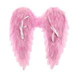Angel Wings For Halloween Costume Feathered Dress-up With Elastic Straps - Image 3