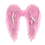 Angel Wings For Halloween Costume Feathered Dress-up With Elastic Straps - Image 3