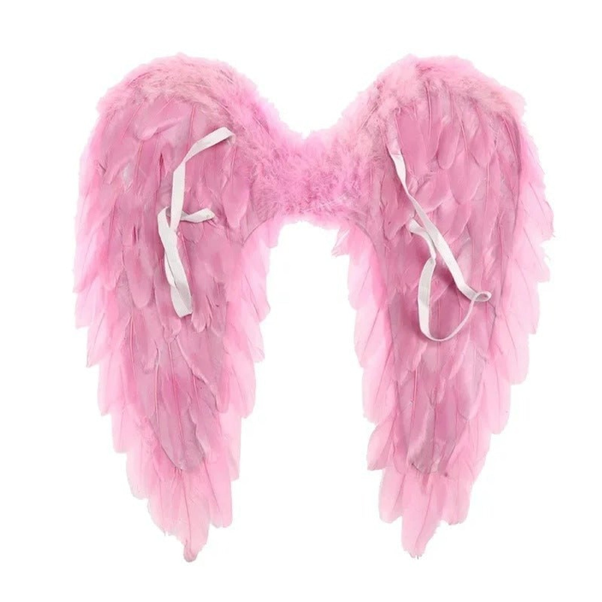 Angel Wings For Halloween Costume Feathered Dress-up With Elastic Straps - Image 3
