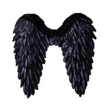 Angel Wings For Halloween Costume Feathered Dress-up With Elastic Straps - Image 2