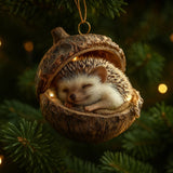 Animal Acorn Ornaments Christmas Tree Decor Figurines Hanging - Image 5