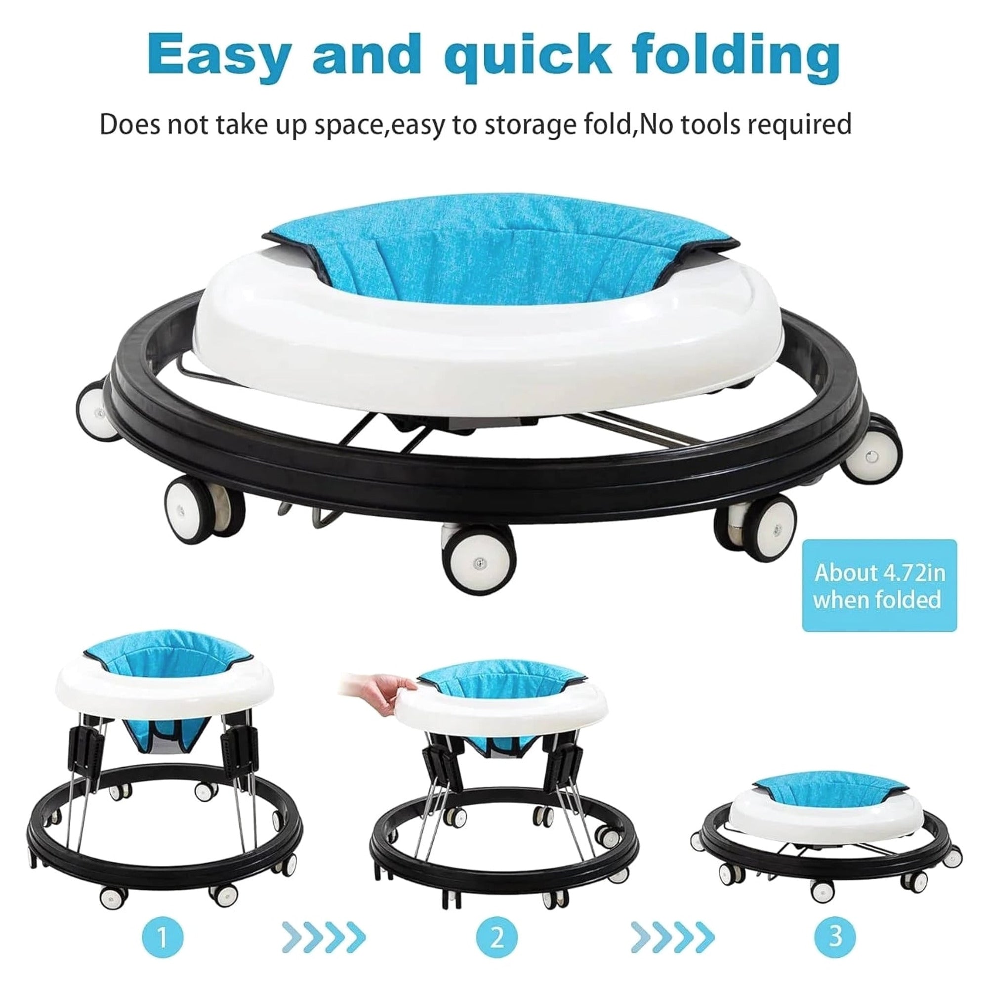 Anti Rollover Baby Walker For Kids - Image 9