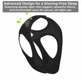 Anti-Snoring Chin Strap With Adjustable Velcro Fastening - Image 3