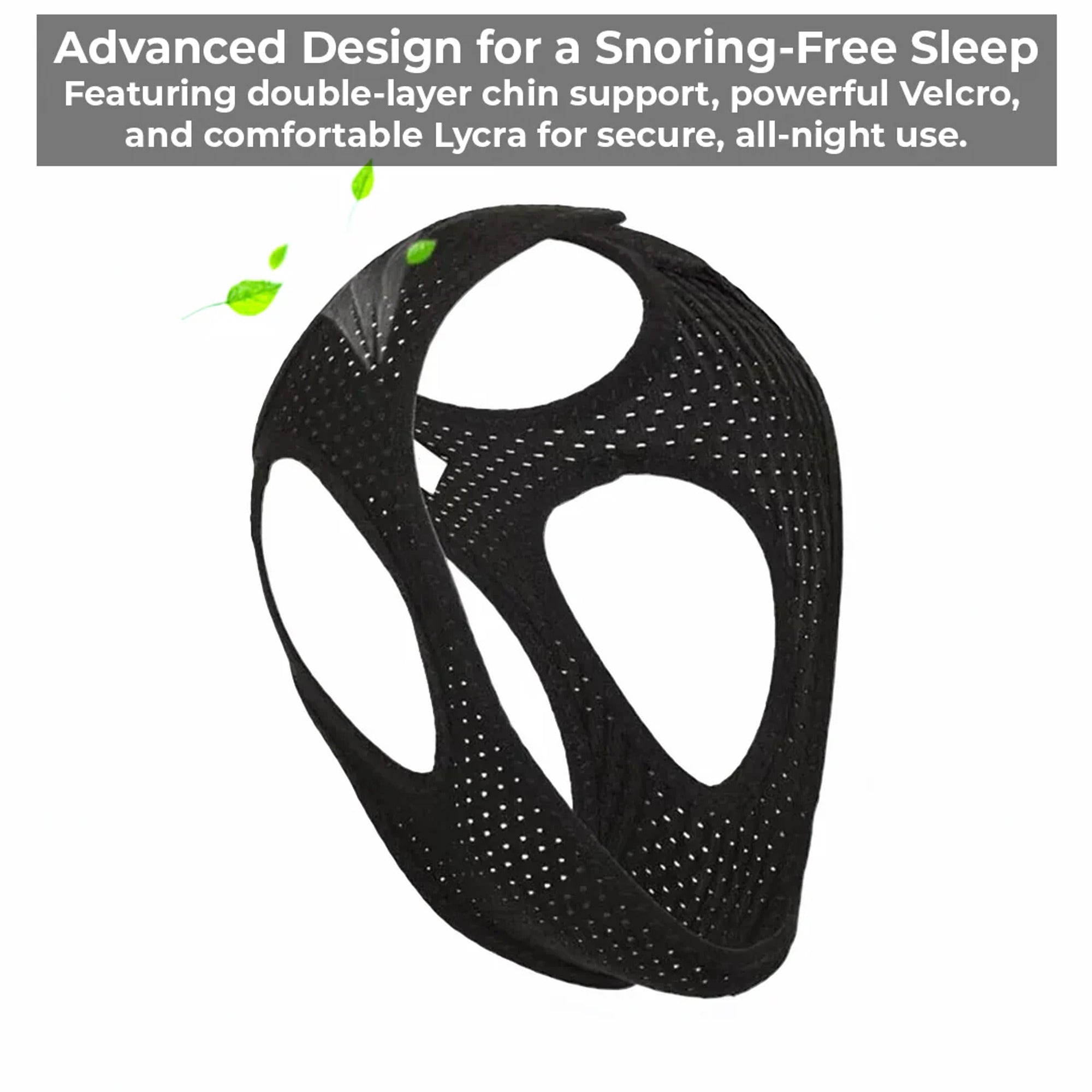 Anti-Snoring Chin Strap With Adjustable Velcro Fastening - Image 3