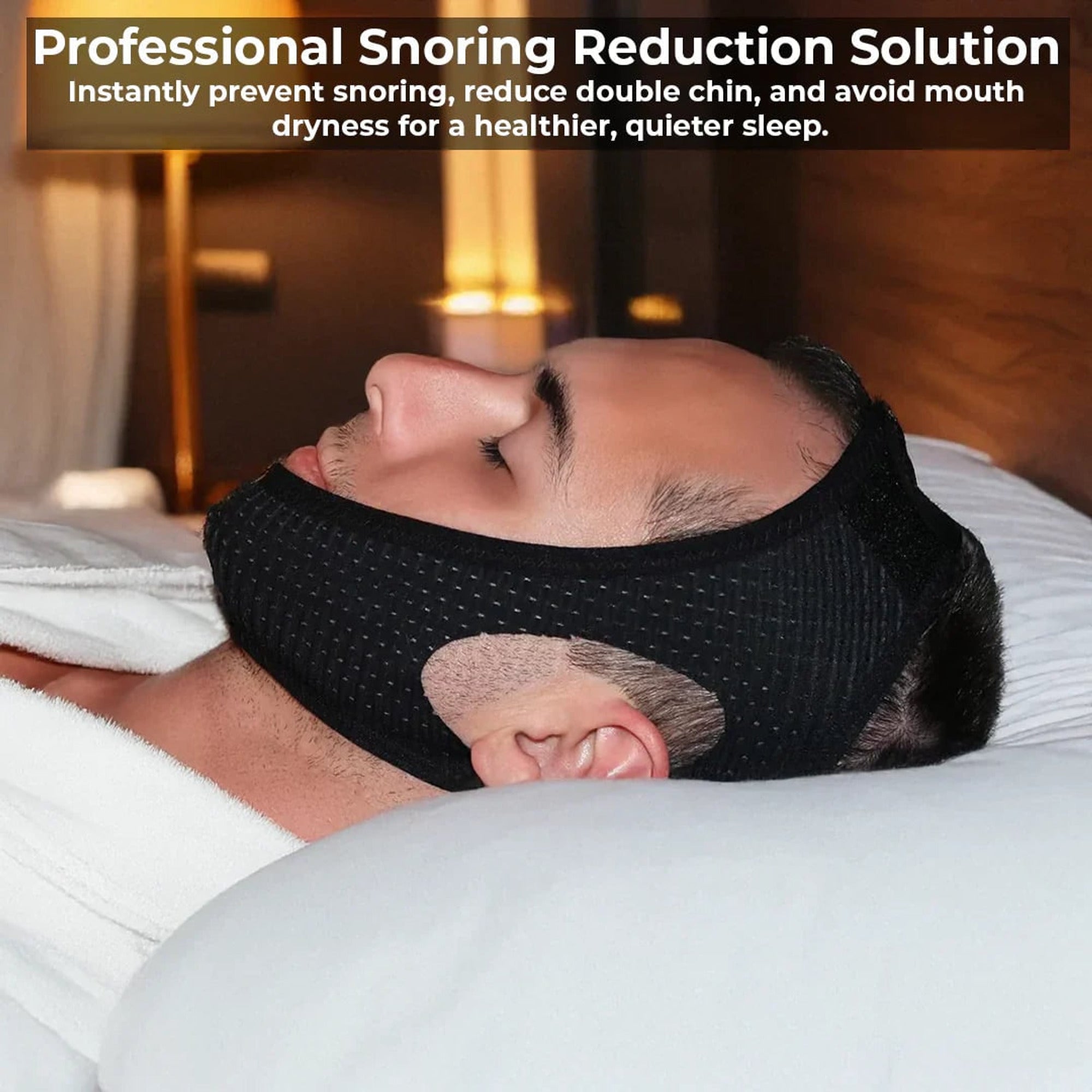 Anti-Snoring Chin Strap With Adjustable Velcro Fastening - Image 5
