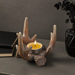 Antler Candle Holder Antler-shaped Plastic Weathered Finish Tea Light - Image 5