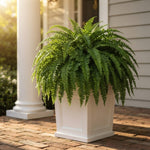 Artificial Fern 18 Fronds Realistic Uv-Stable Hanging Fern - Image 1