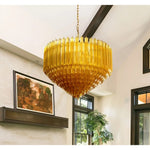 Aurora Amber Neo Deco Chandeliers - Image 16