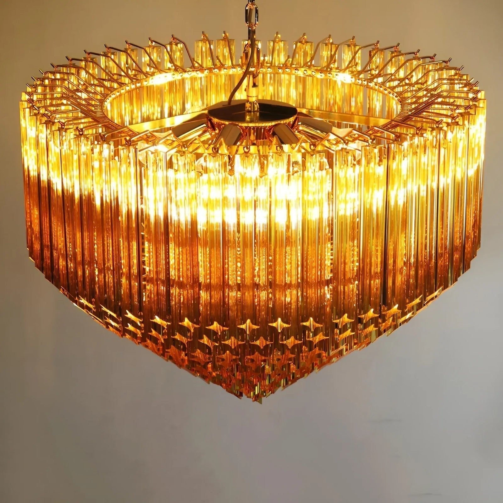 Aurora Amber Neo Deco Chandeliers - Image 7