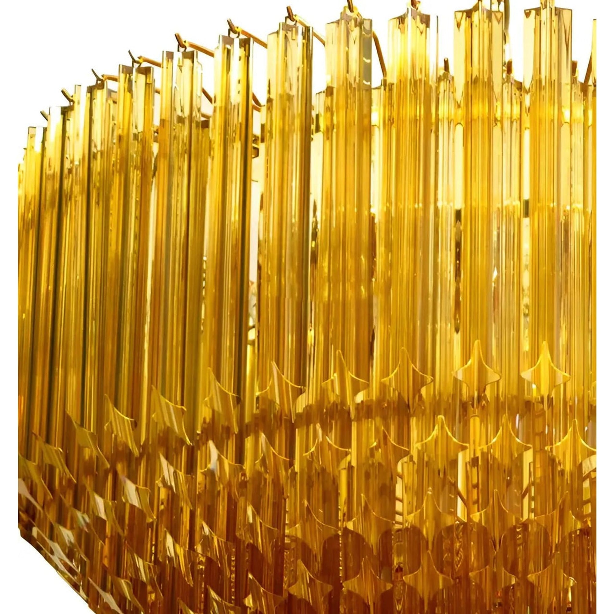 Aurora Amber Neo Deco Chandeliers - Image 8