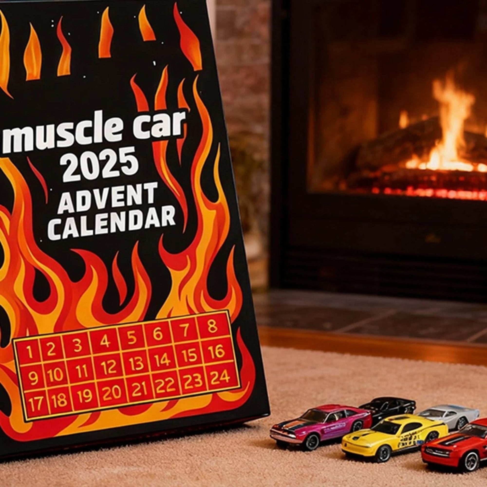 Automas Christmas Vehicle Advent Calendar With 24 Die-Cast Miniature Cars - Image 5